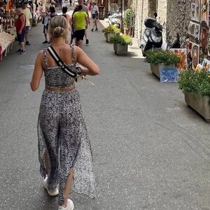 Floral Linen Blend Set